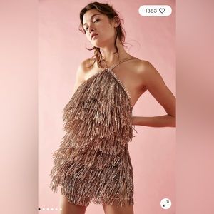 Bronx And Banco Isle Sequin Fringe Dress